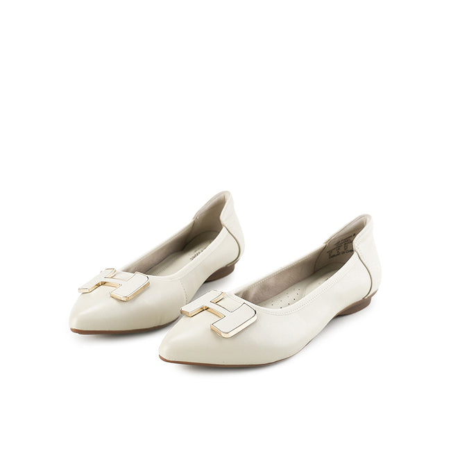Hush Puppies Shoes Wanita Flats Channel In Beige