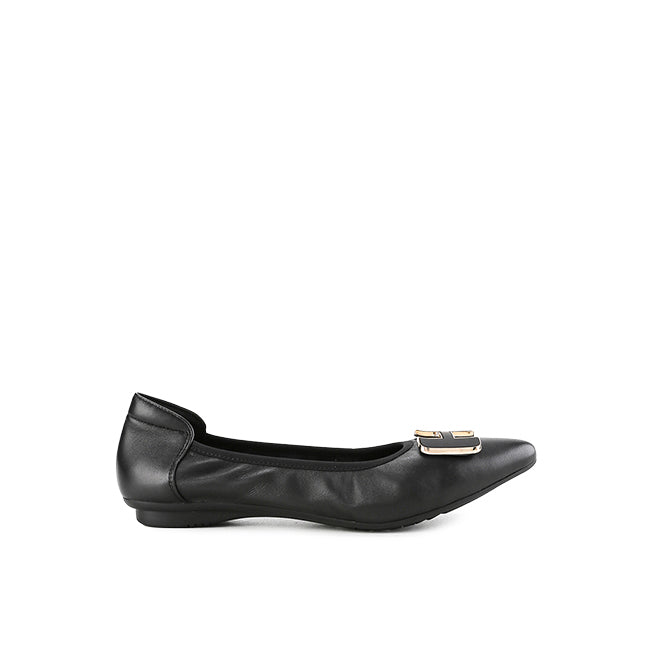 Hush Puppies Shoes Wanita Flats Channel In Black