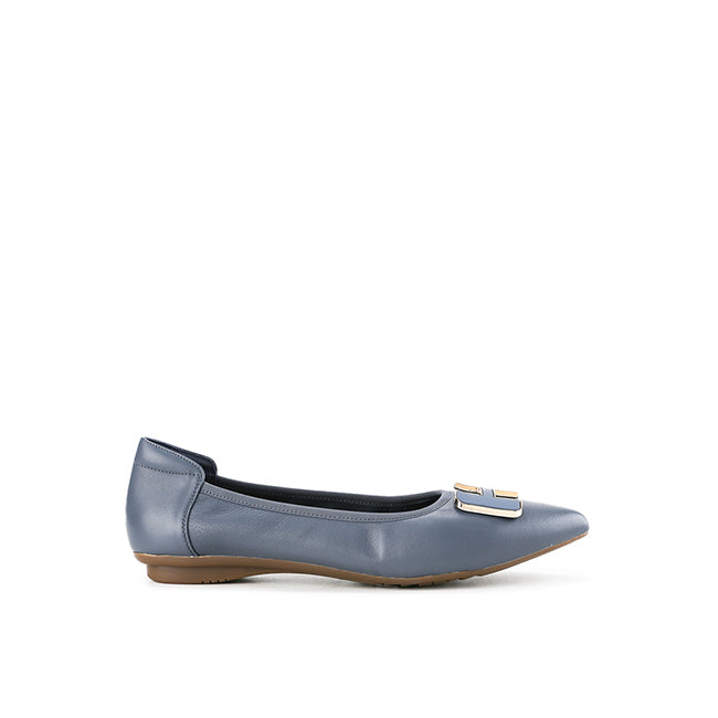 Hush Puppies Shoes Wanita Flats Channel In Blue