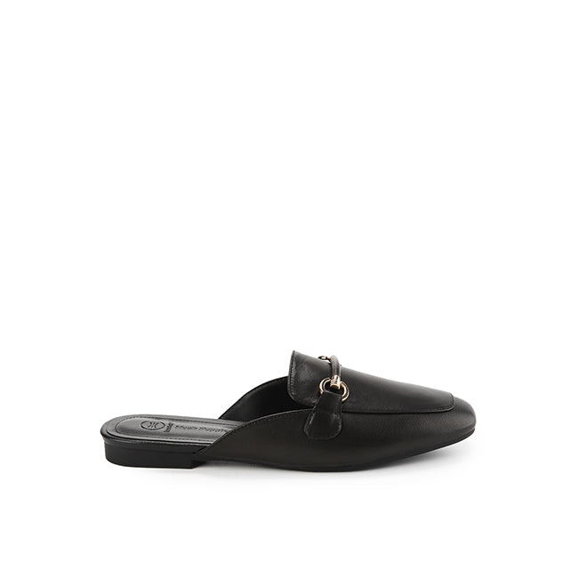 Hush Puppies Sandal Wanita Flats Madison Jansen In Black