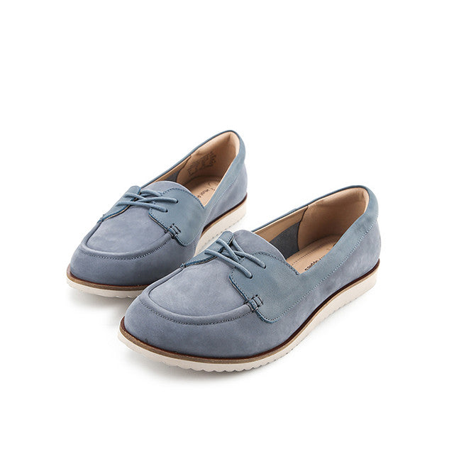 Hush Puppies Sepatu Wanita Marina Lace Up In Blue
