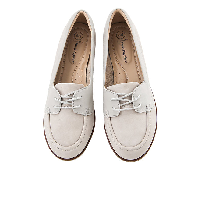 Hush Puppies Sepatu Wanita Marina Lace Up In Light Grey