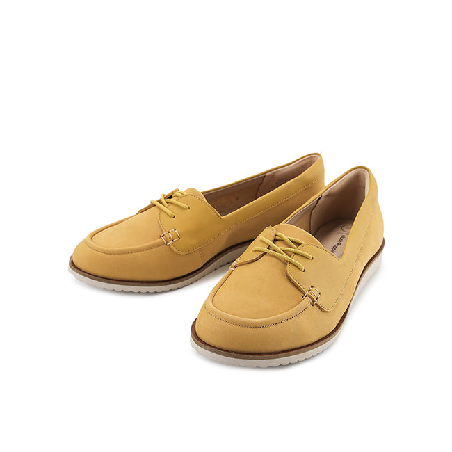 Marina Lace Up In Mustard