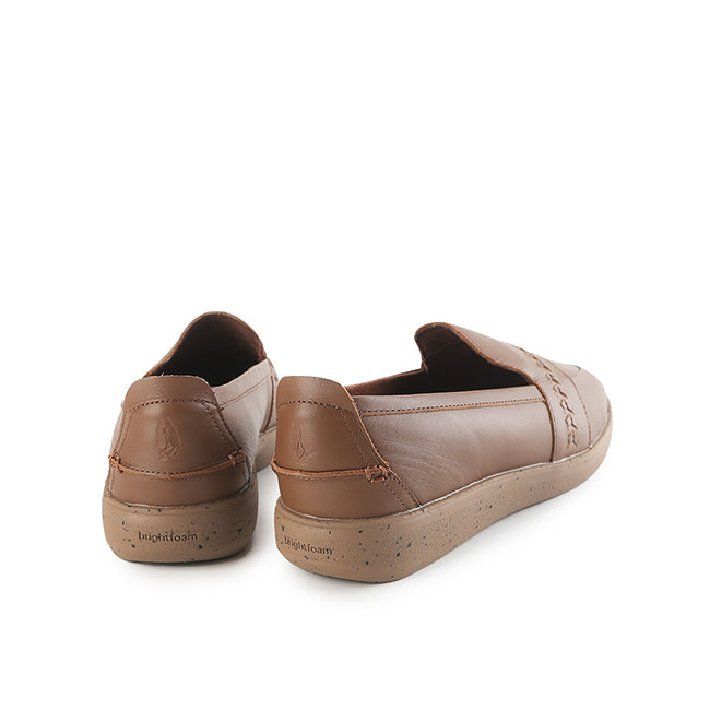 Aura Loafer In Cognac Leather