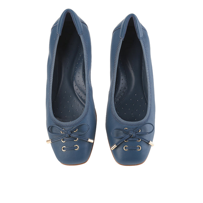 Hush Puppies Sepatu Wanita Flats Molly Lace In Blue