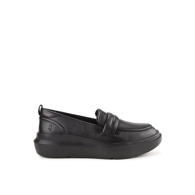 Joy Penny Loafer In Bold Black Leather