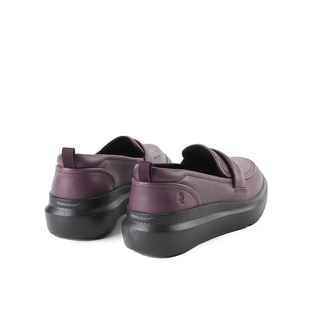 Hush Puppies Women Shoes Joy Penny Loafer In Fig Leather