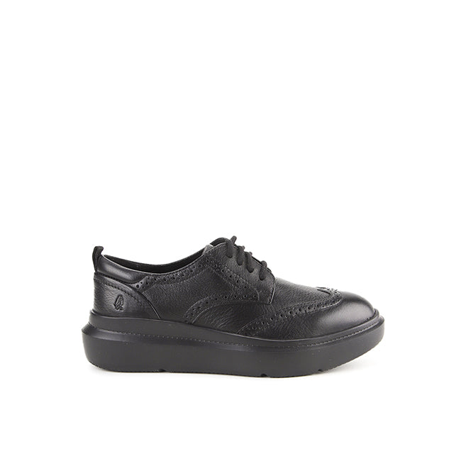 Joy Wingtip In Bold Black Leather