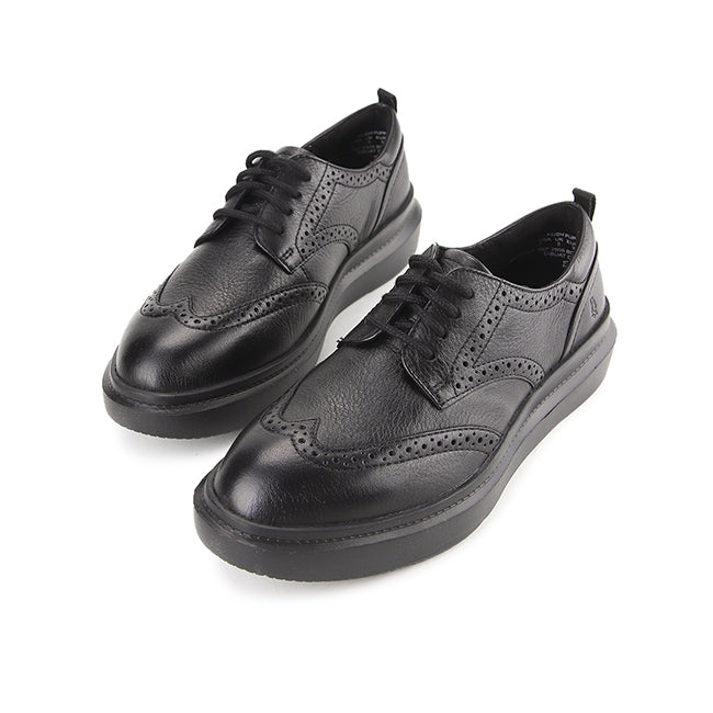 Joy Wingtip In Bold Black Leather