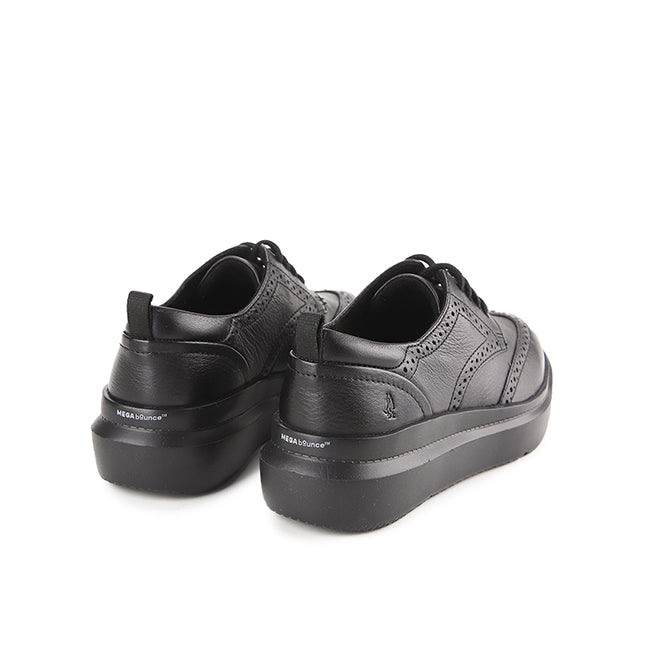 Joy Wingtip In Bold Black Leather