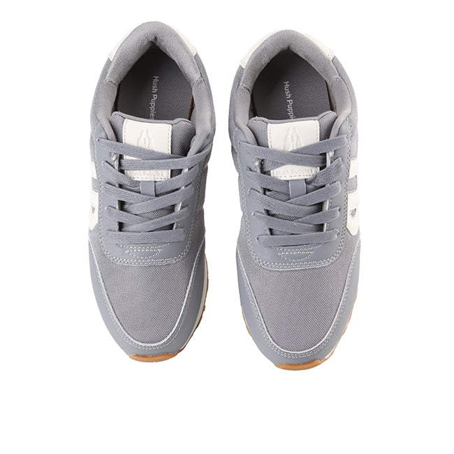 Hush Puppies Women Shoes Seventy Eight In Frost Grey Leather