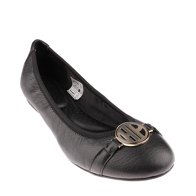 Hush Puppies Sepatu Round Toe Wanita Samantha Lauren In Black