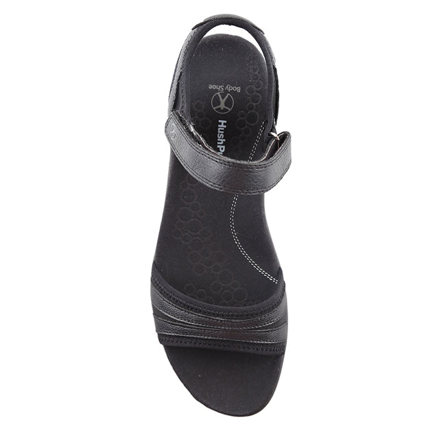 Hush Puppies Sandal Strapback Wanita Athos In Black