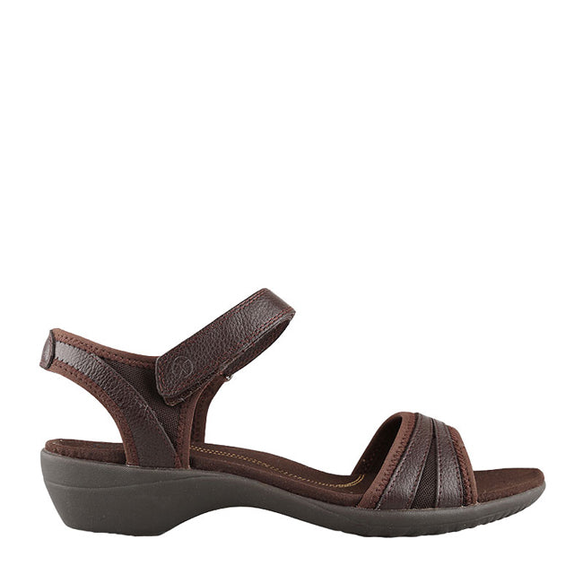 Hush Puppies Sandal Strapback Wanita Athos In Brown