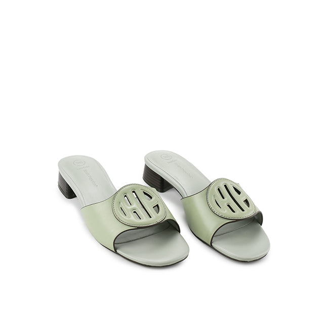 Hush Puppies Sandal Wanita Heels Lindsay In Sage