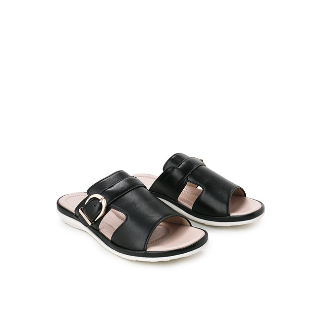 Hush Puppies Sandal Wanita Slide Monika Ava In Black