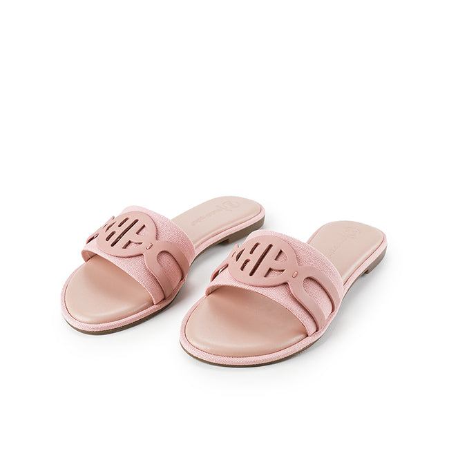 Hush Puppies Sandal Wanita Slide Raven Cave In Nude Pink