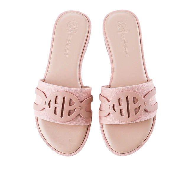 Hush Puppies Sandal Wanita Slide Raven Cave In Nude Pink