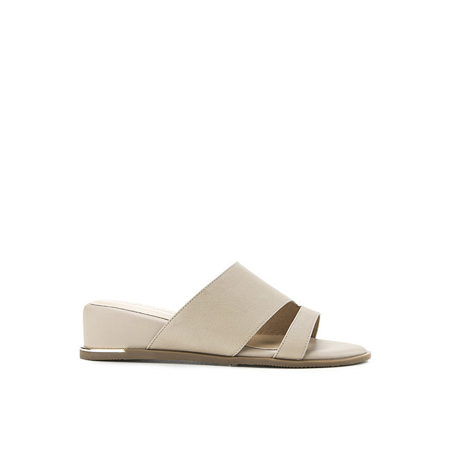 Hush Puppies Sandal Wanita Wedges Clover In Taupe