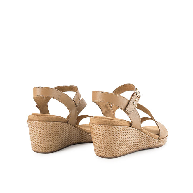 Hush Puppies Sandal Wanita Sling Back Willow Slingback In Tan