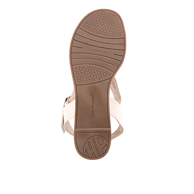 Hush Puppies Sandal Wanita Straps Jolly Ankle Strap In White
