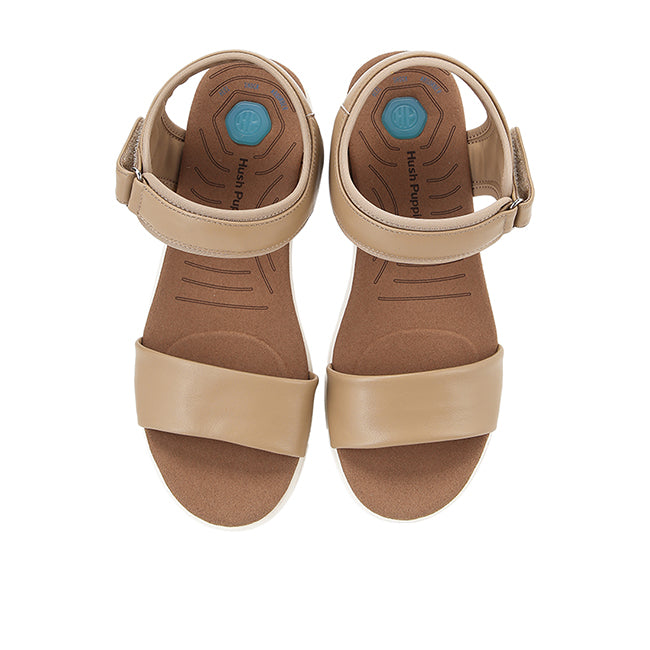Hush Puppies Sandal Wanita Straps Hilda Tr In Beige