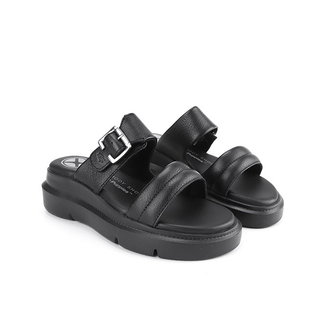 Uplift 2-Band Slide In Bold Black Leather