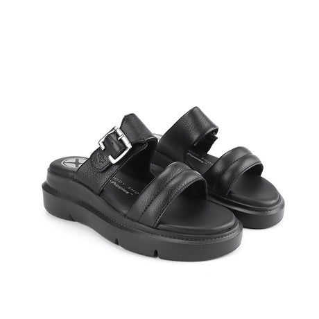 Uplift 2-Band Slide In Bold Black Leather