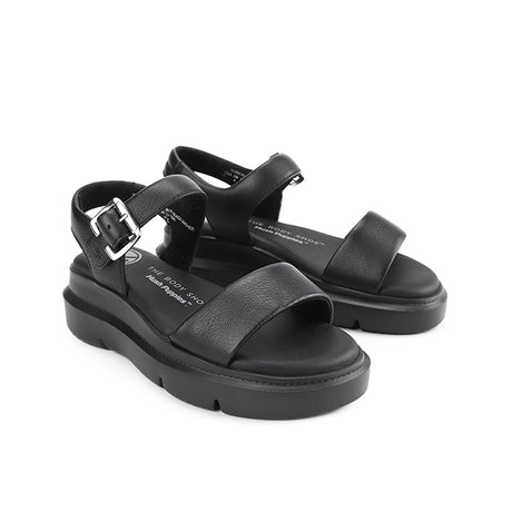 Uplift Qtr Strap In Bold Black Leather