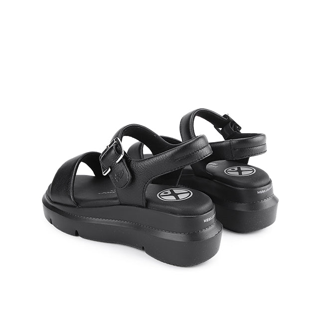 Uplift Qtr Strap In Bold Black Leather