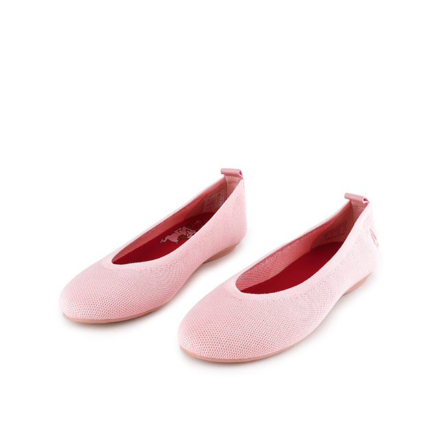 Hush Puppies Sepatu Flats Wanita Abigail Lazy In Nude Pink