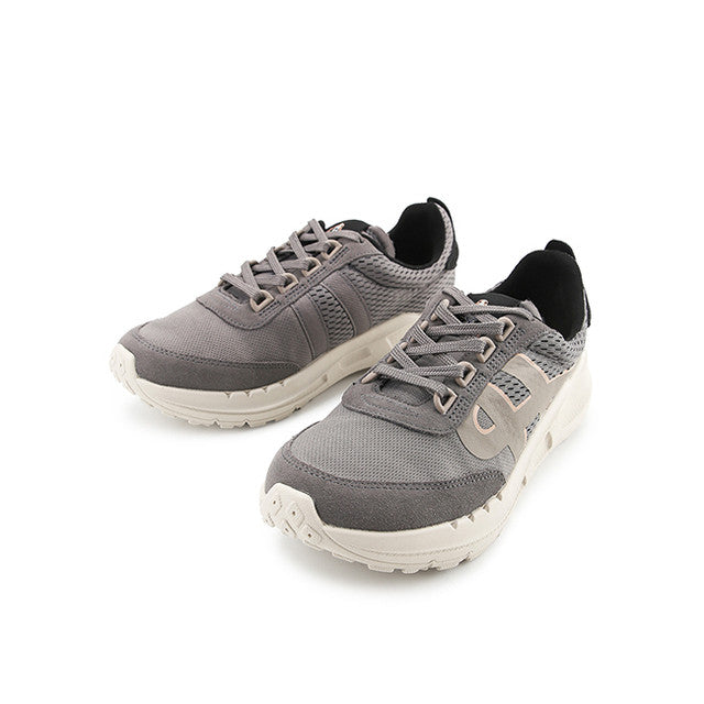 Hush Puppies Sepatu Wanita Sneakers Seventy8 Runner In Charcoal Grey Textile
