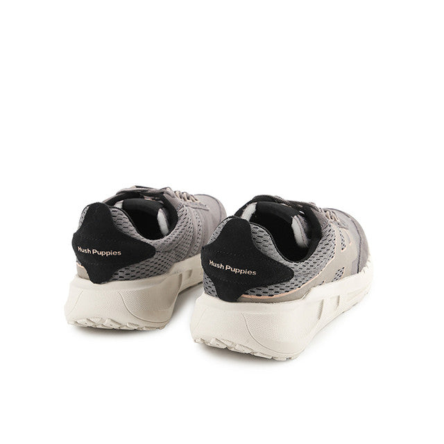 Hush Puppies Sepatu Wanita Sneakers Seventy8 Runner In Charcoal Grey Textile