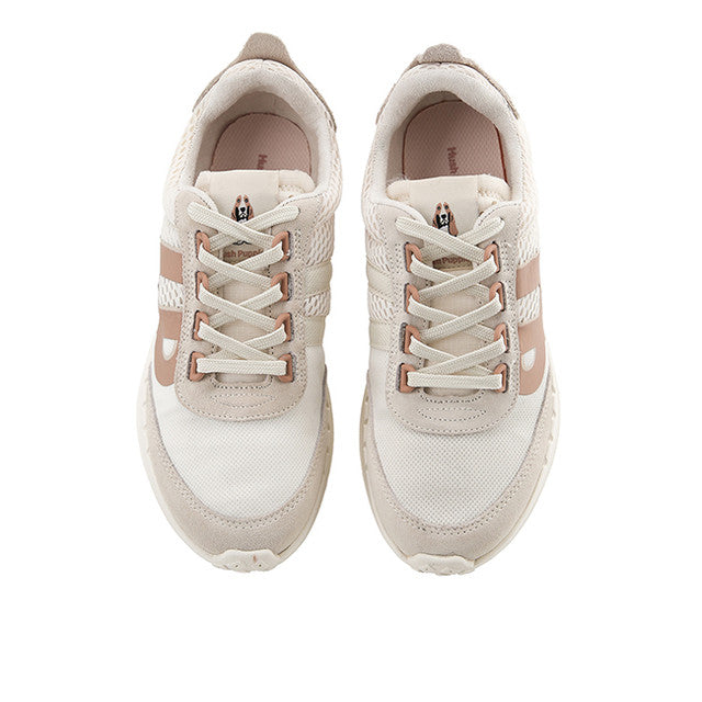 Hush Puppies Sepatu Wanita Sneakers Seventy8 Runner In Light Stone Textile