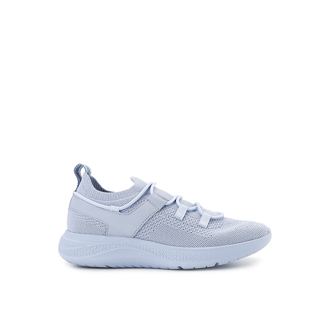 Hush Puppies Sepatu Wanita Lace Up Elevate Knit Lace In Mild Blue Knit