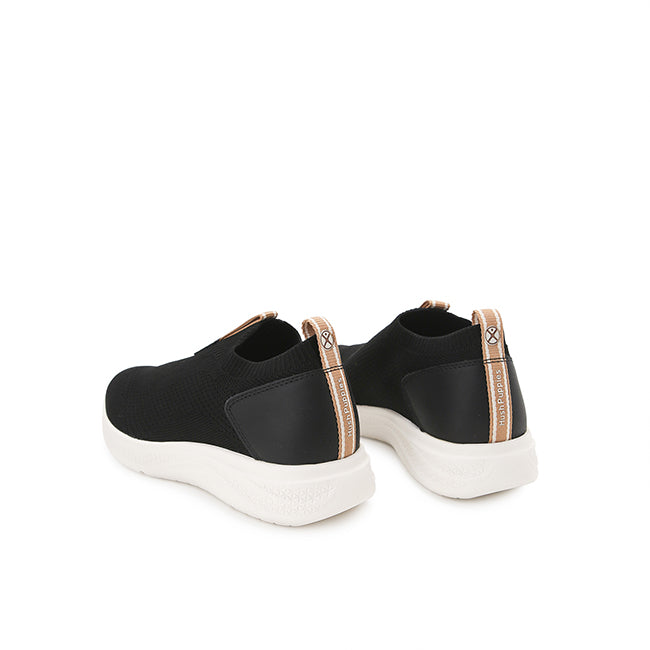Hush Puppies Sepatu Wanita Slip On Elevate Knit Slip In Bold Black Knit