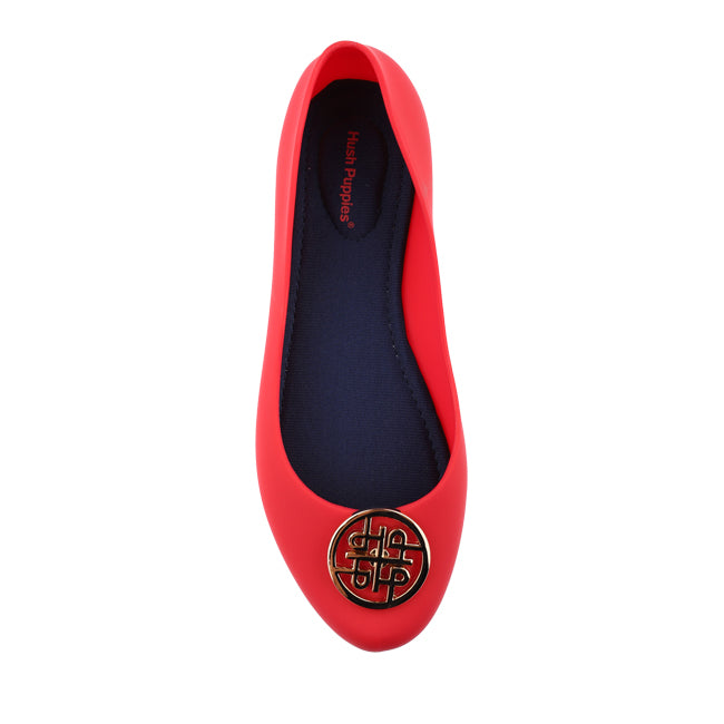 Hush Puppies Sepatu Almond Toe Wanita Emilia In Red