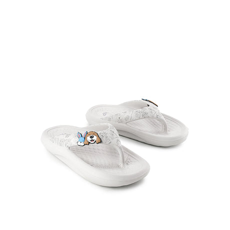 Hush Puppies Sandal Wanita Slide Olsen J Aloha In Light Grey