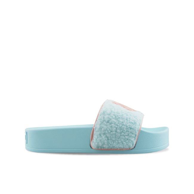 Hush Puppies Sandal Wanita Slide Kawaii Pawty In Blue