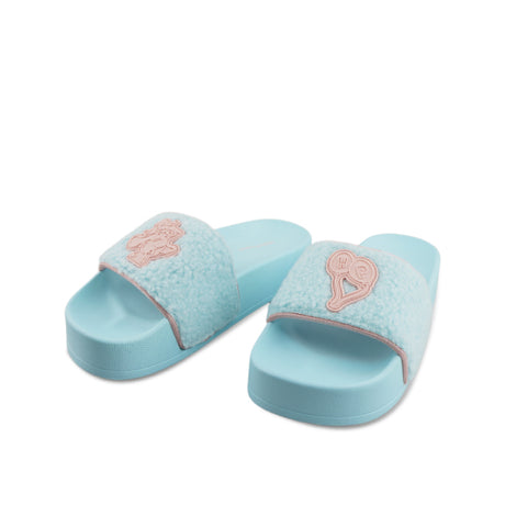 Hush Puppies Sandal Wanita Slide Kawaii Pawty In Blue