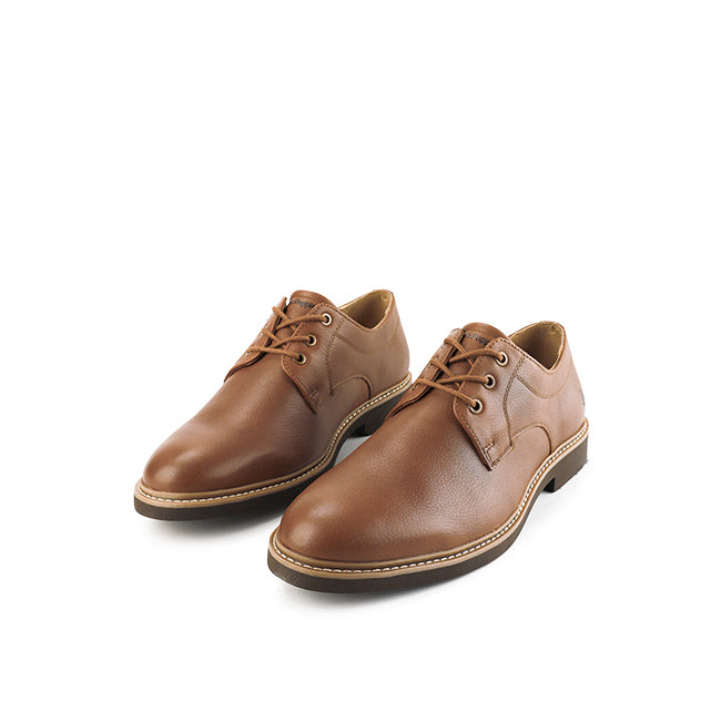 Hush Puppies Sepatu Dress Pria Detroit Pt Oxford In Cognac Leather