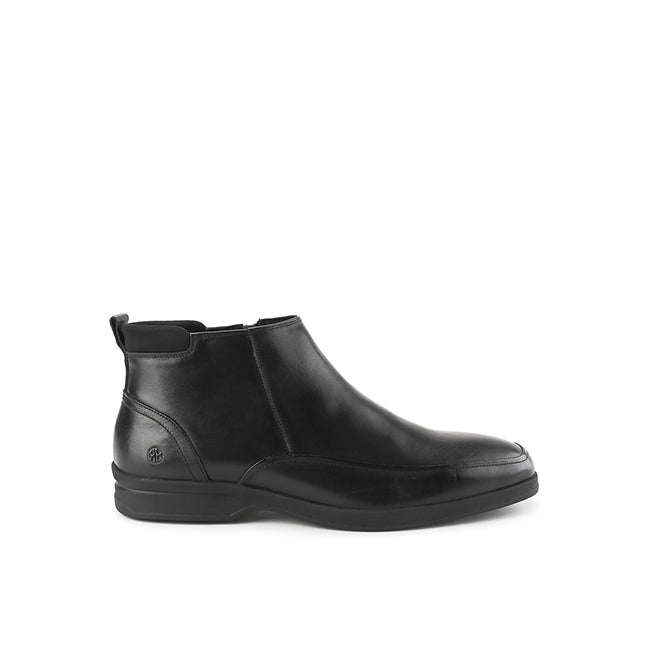 Hush Puppies Sepatu Pria Bono Claris Zip Boots In Black