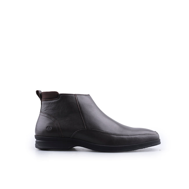 Hush Puppies Sepatu Pria Bono Claris Zip Boots In Coffee