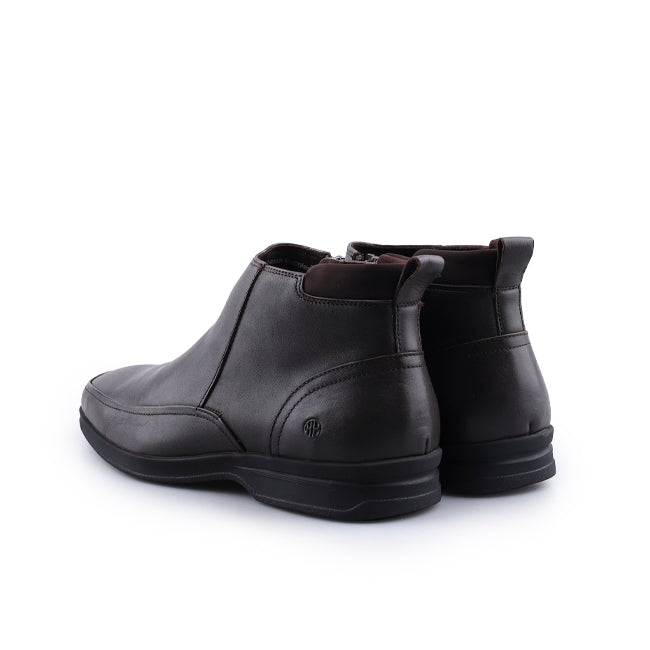 Hush Puppies Sepatu Pria Bono Claris Zip Boots In Coffee