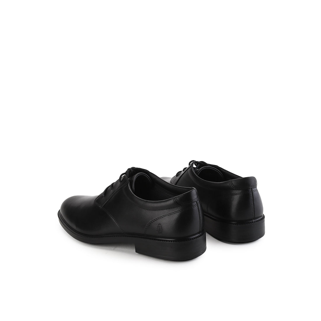 Hush Puppies Sepatu Pria Lace Up Banker Laceup In Bold Black Leather