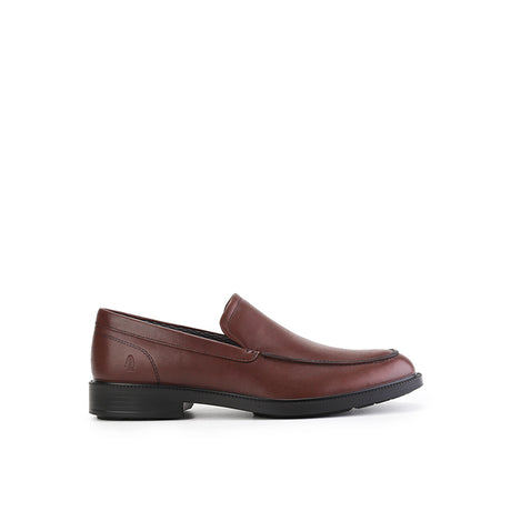 Hush Puppies Sepatu Pria Slip On Banker Slip-On In Dark Brown Leather