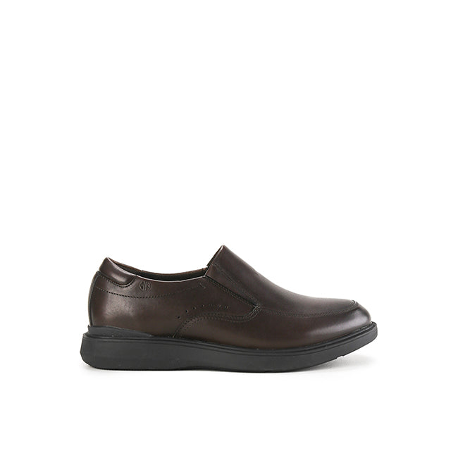 Hush Puppies Sepatu Pria Alpha Slip On In Coffee