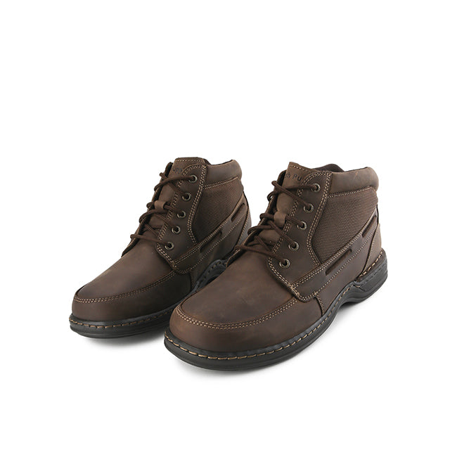Hush Puppies Sepatu Pria Diemen Karr Lace Boots In Camel