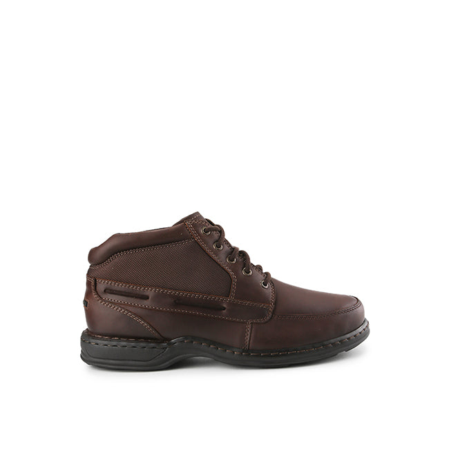 Hush Puppies Sepatu Pria Diemen Karr Lace Boots In Coffee