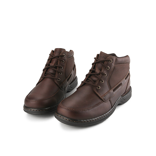 Hush Puppies Sepatu Pria Diemen Karr Lace Boots In Coffee
